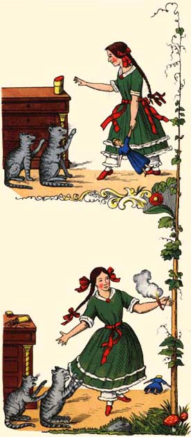 Paulina playing with matches